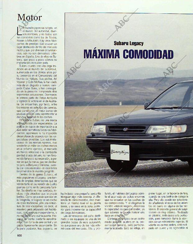 BLANCO Y NEGRO MADRID 14-11-1993 página 100