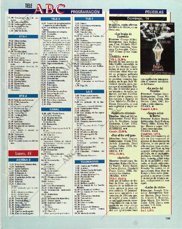 BLANCO Y NEGRO MADRID 14-11-1993 página 133