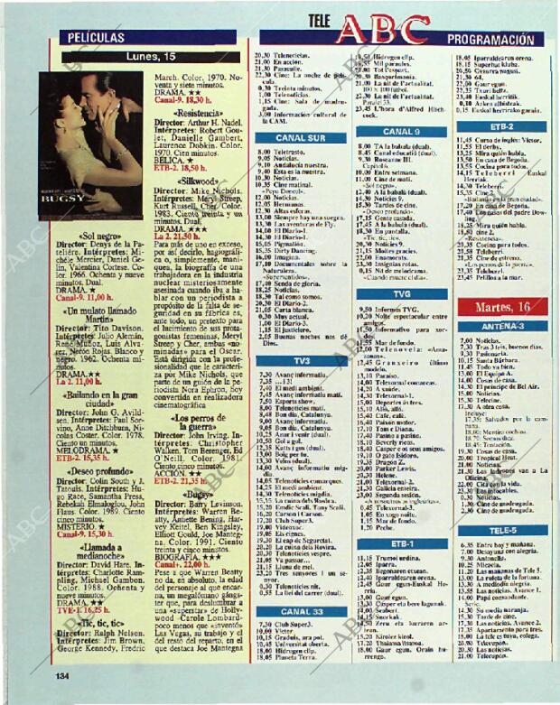 BLANCO Y NEGRO MADRID 14-11-1993 página 134