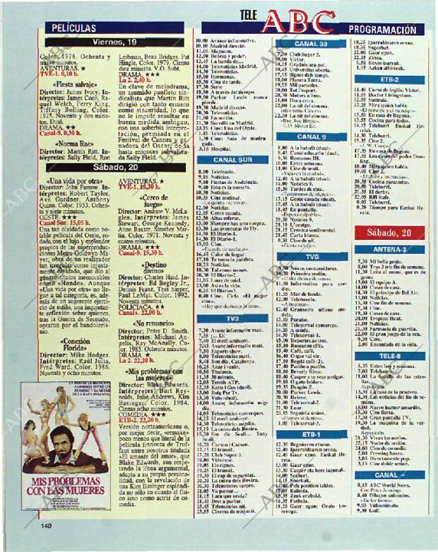 BLANCO Y NEGRO MADRID 14-11-1993 página 140