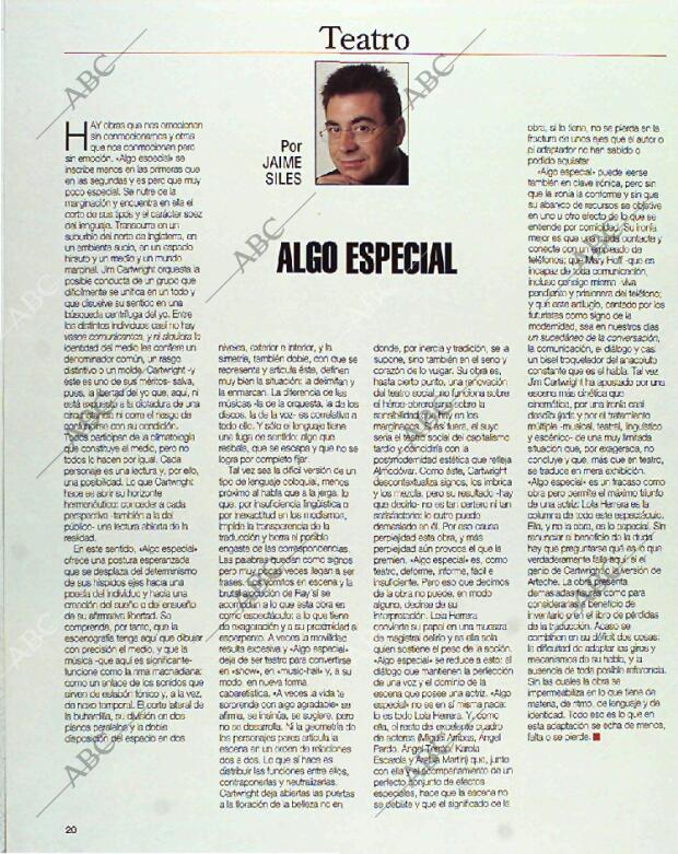 BLANCO Y NEGRO MADRID 14-11-1993 página 20