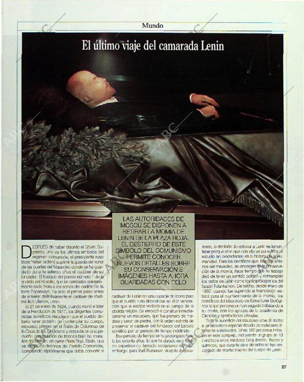 BLANCO Y NEGRO MADRID 14-11-1993 página 27