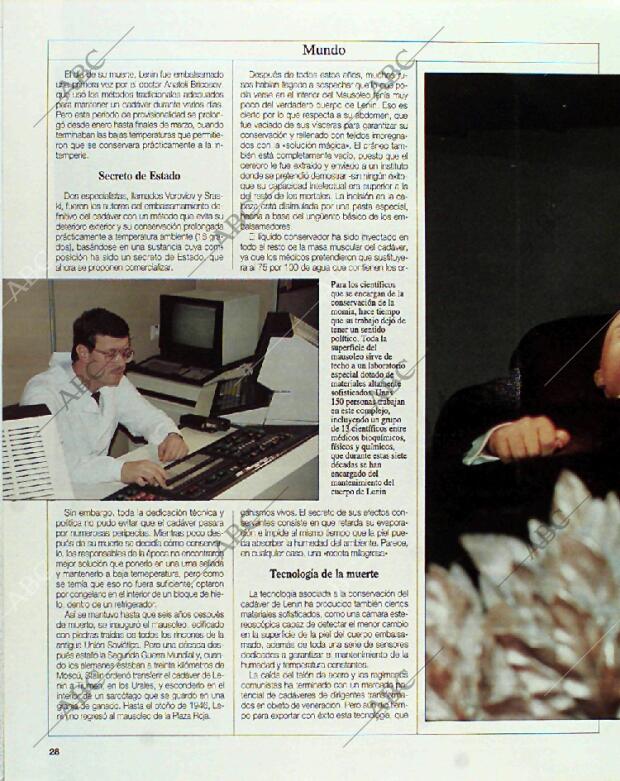 BLANCO Y NEGRO MADRID 14-11-1993 página 28