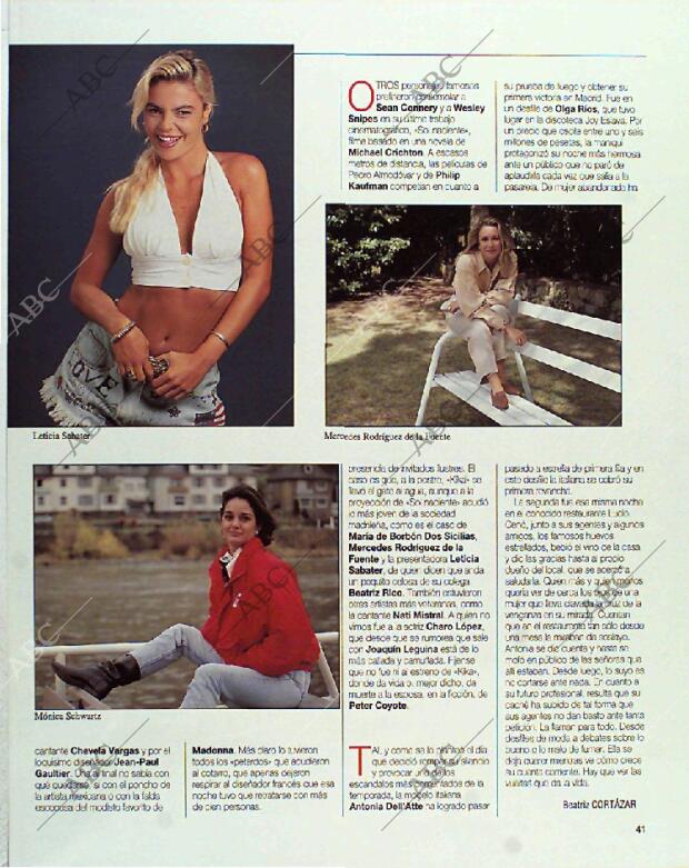 BLANCO Y NEGRO MADRID 14-11-1993 página 41