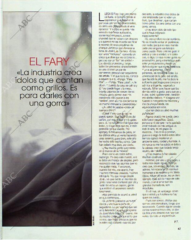 BLANCO Y NEGRO MADRID 14-11-1993 página 47