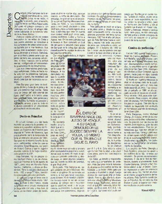 BLANCO Y NEGRO MADRID 14-11-1993 página 54