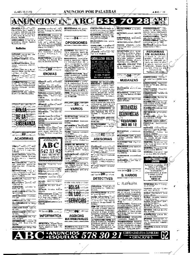 ABC MADRID 15-11-1993 página 119
