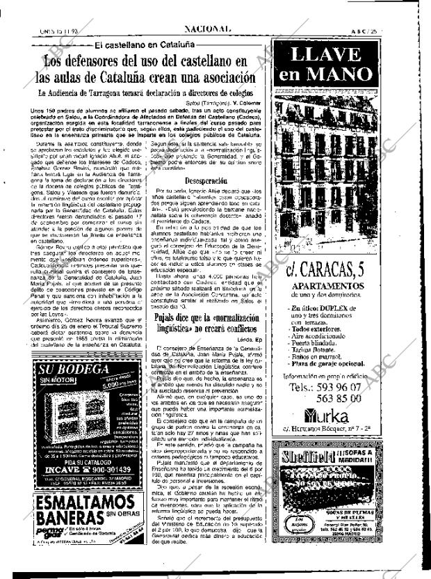 ABC MADRID 15-11-1993 página 25