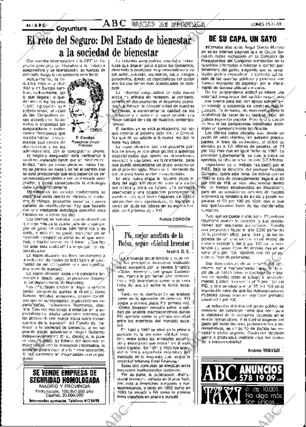 ABC MADRID 15-11-1993 página 44