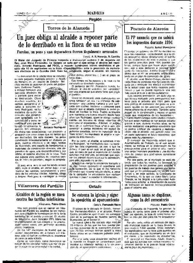 ABC MADRID 15-11-1993 página 71