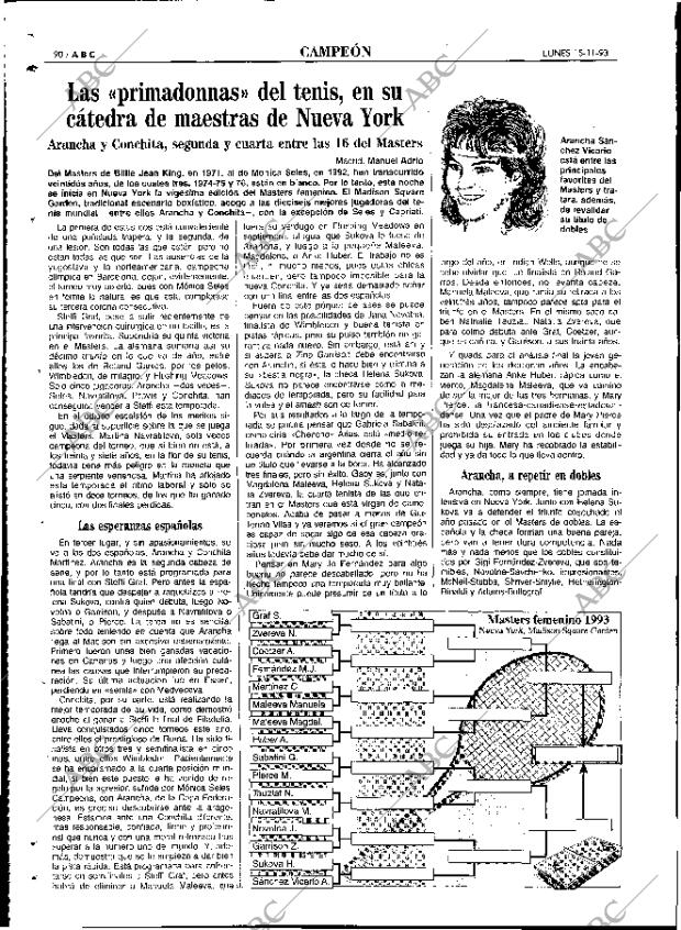 ABC MADRID 15-11-1993 página 90