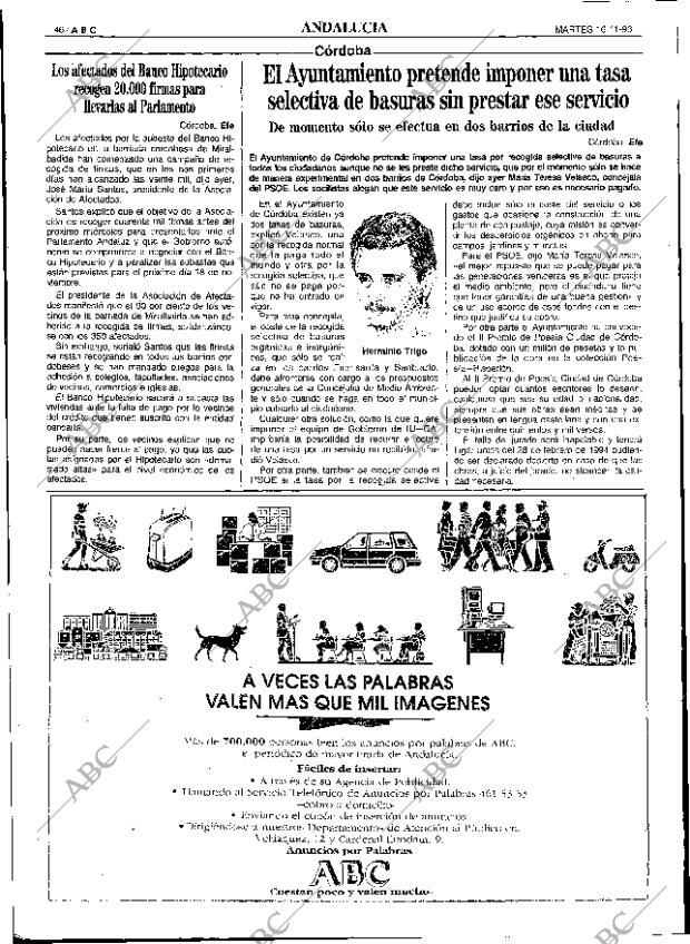 ABC SEVILLA 16-11-1993 página 46