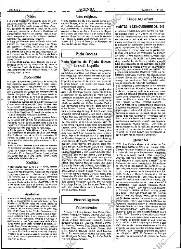 ABC SEVILLA 16-11-1993 página 70