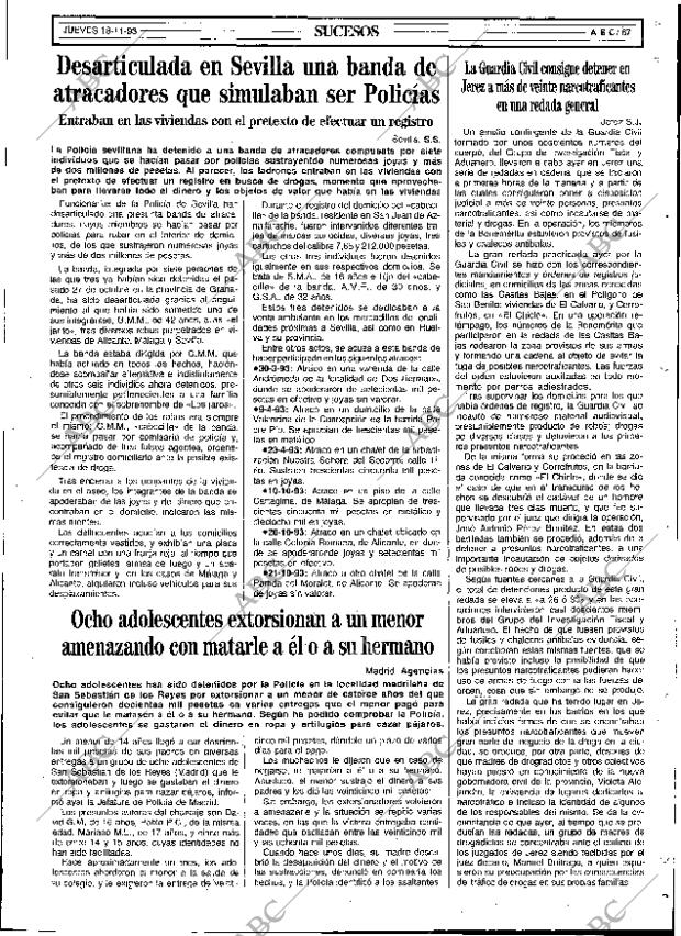 ABC SEVILLA 18-11-1993 página 67