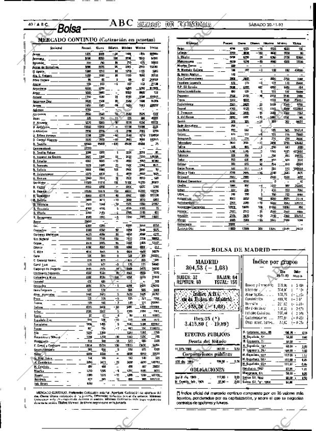 ABC MADRID 20-11-1993 página 40