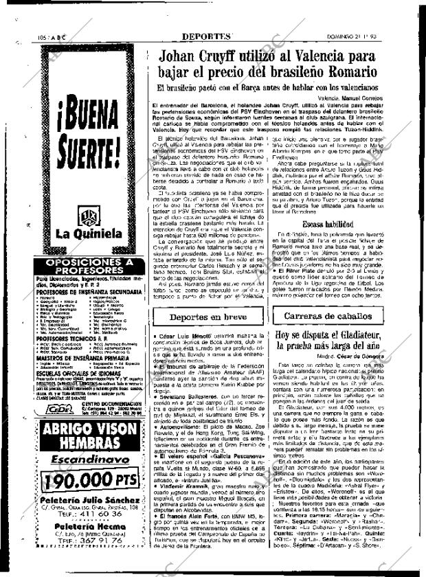 ABC MADRID 21-11-1993 página 106