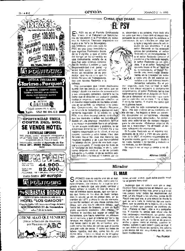 ABC MADRID 21-11-1993 página 28