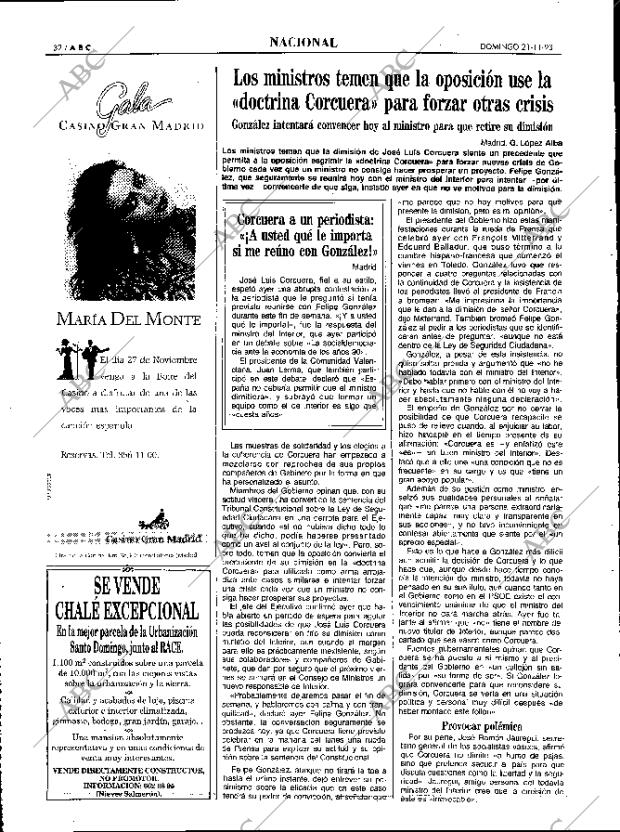 ABC MADRID 21-11-1993 página 32