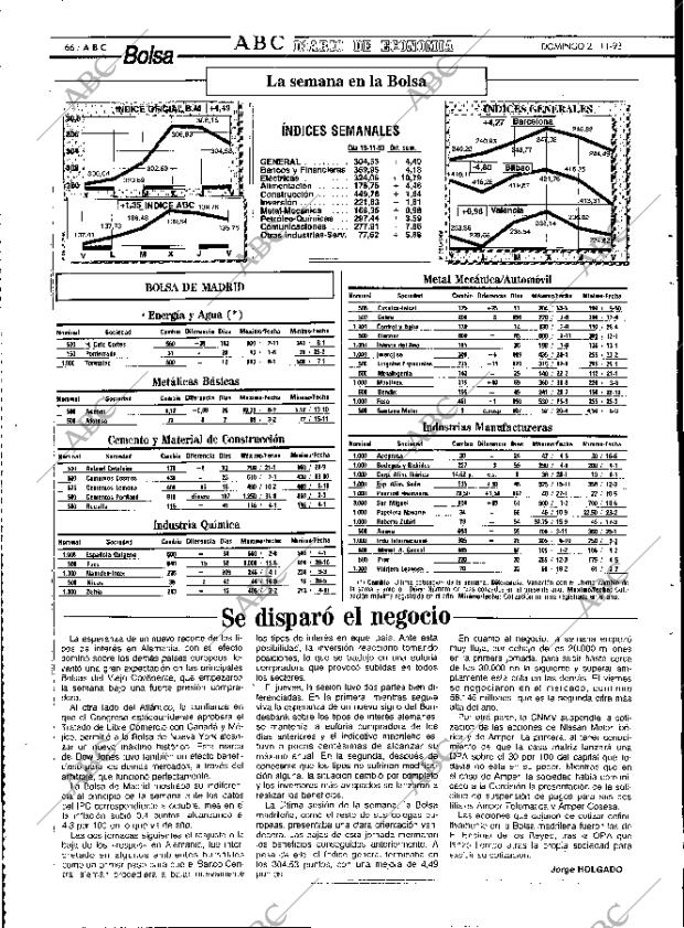 ABC MADRID 21-11-1993 página 66