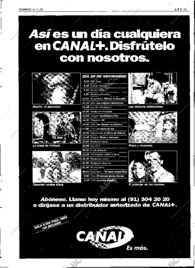 ABC SEVILLA 21-11-1993 página 55