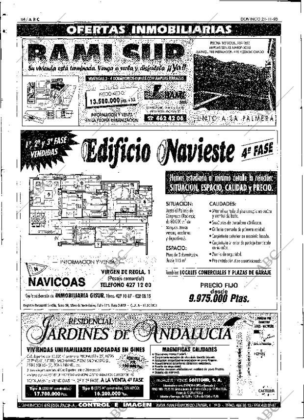 ABC SEVILLA 21-11-1993 página 94