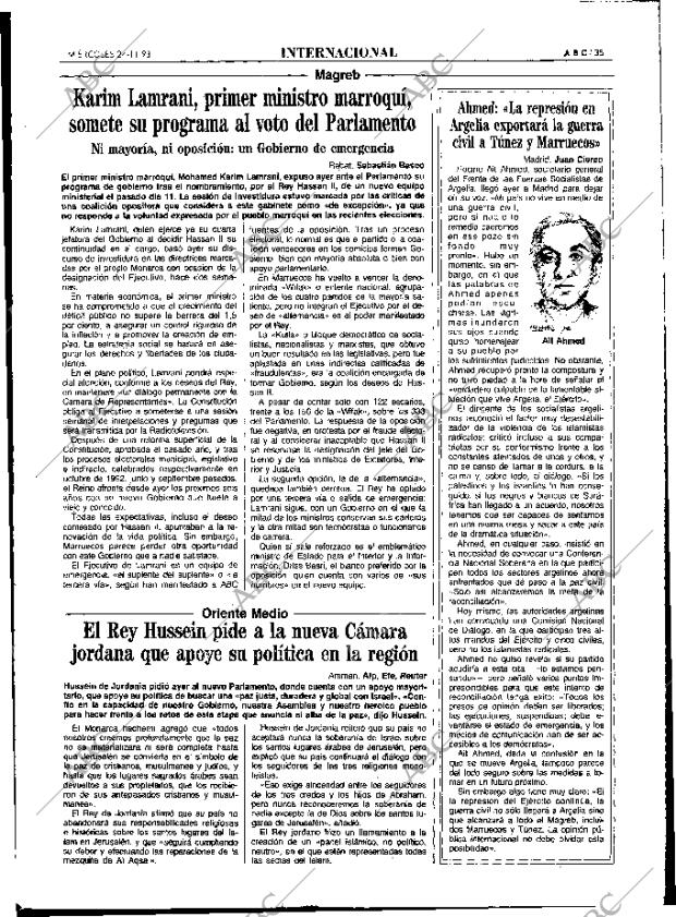 ABC MADRID 24-11-1993 página 35