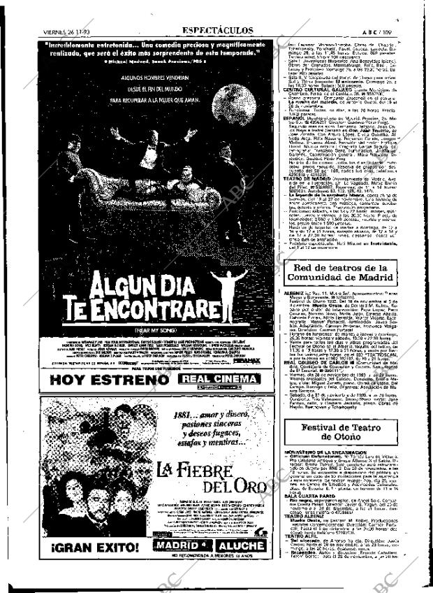 ABC MADRID 26-11-1993 página 109