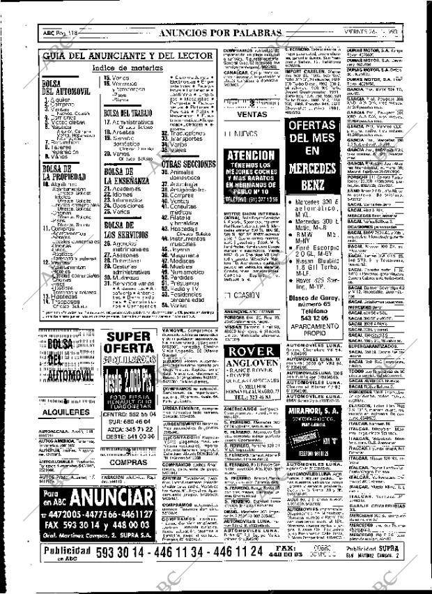 ABC MADRID 26-11-1993 página 118