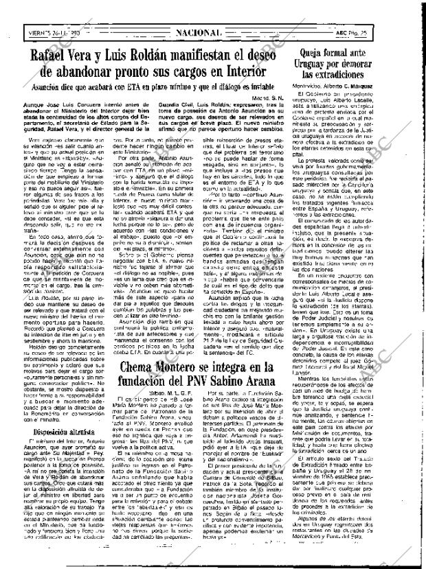 ABC MADRID 26-11-1993 página 25