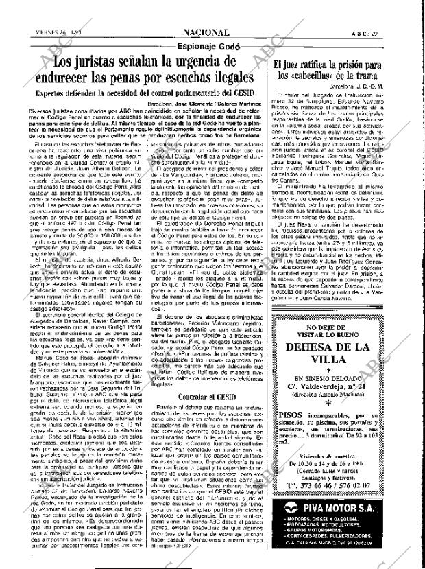 ABC MADRID 26-11-1993 página 29