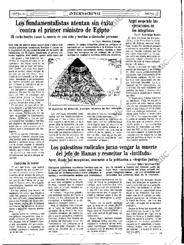 ABC MADRID 26-11-1993 página 33