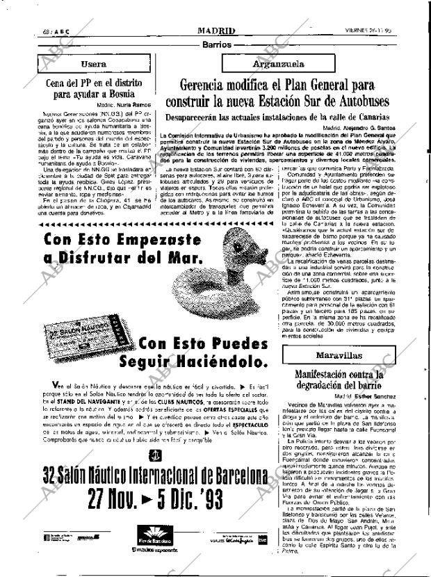 ABC MADRID 26-11-1993 página 68