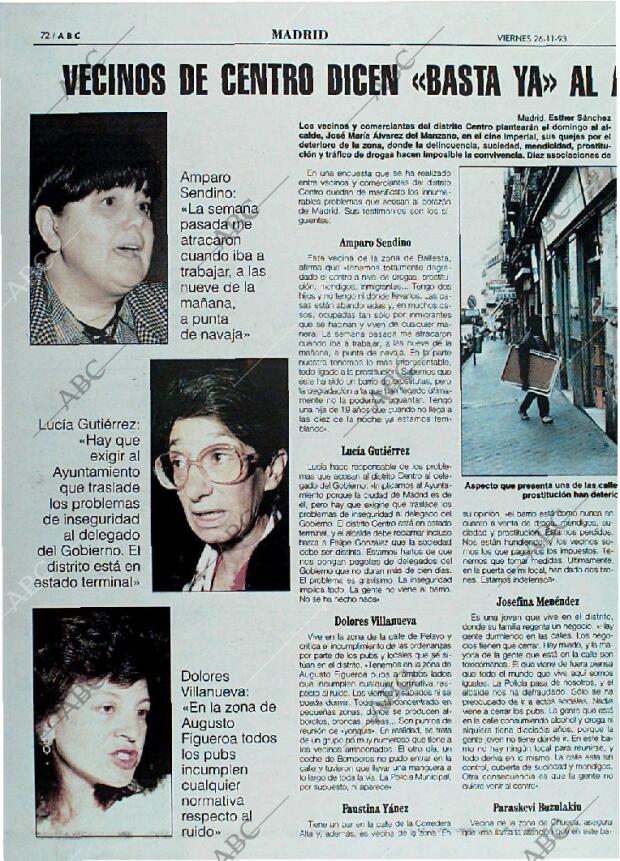ABC MADRID 26-11-1993 página 72