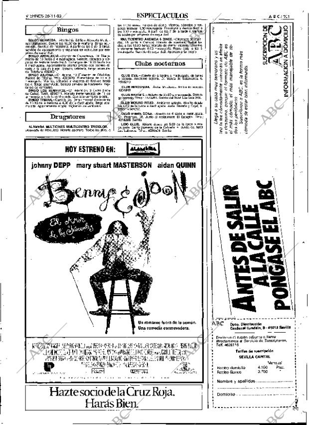 ABC SEVILLA 26-11-1993 página 101