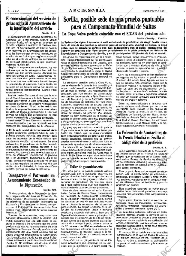 ABC SEVILLA 26-11-1993 página 54