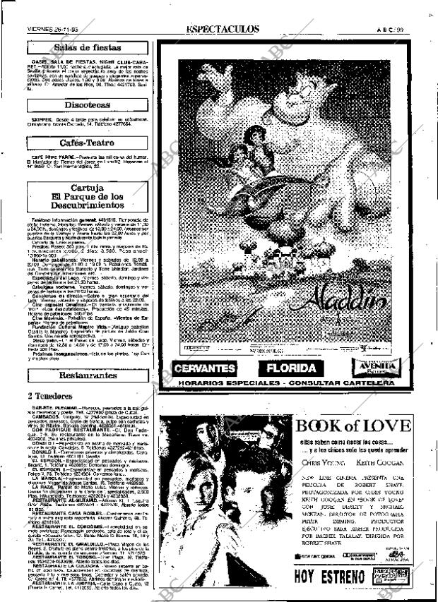 ABC SEVILLA 26-11-1993 página 99