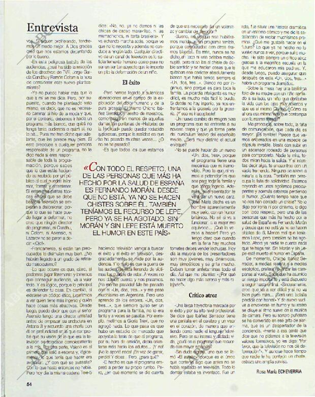 BLANCO Y NEGRO MADRID 28-11-1993 página 54