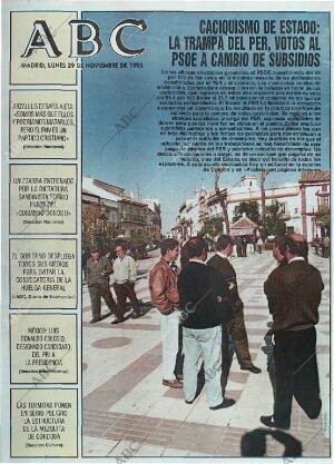ABC MADRID 29-11-1993 página 1