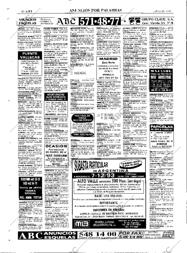 ABC MADRID 29-11-1993 página 118