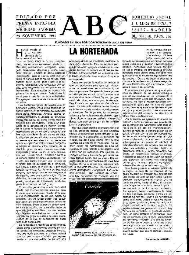 ABC MADRID 29-11-1993 página 3