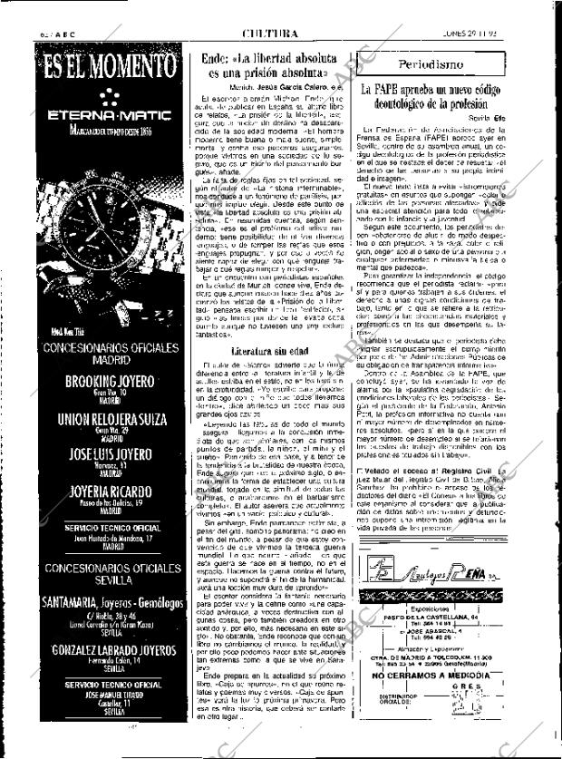 ABC MADRID 29-11-1993 página 62