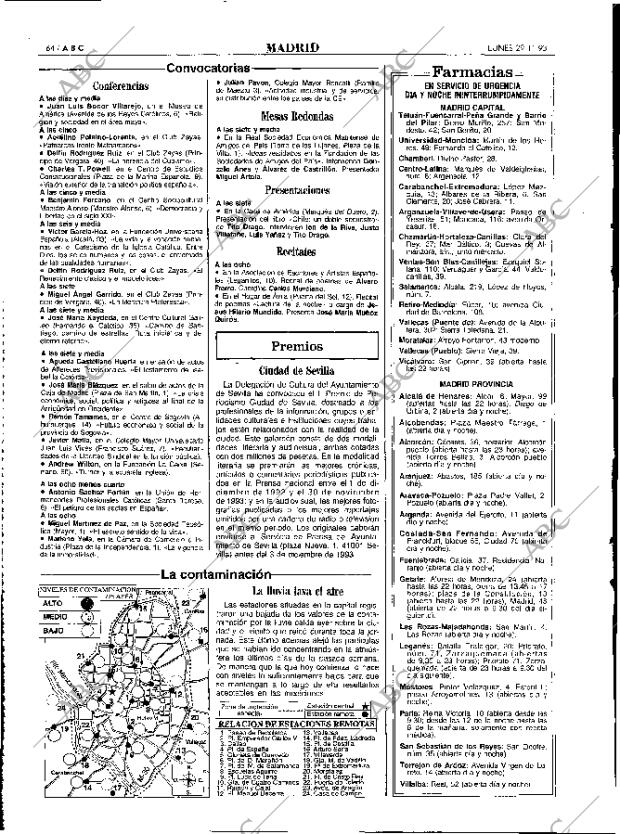 ABC MADRID 29-11-1993 página 64