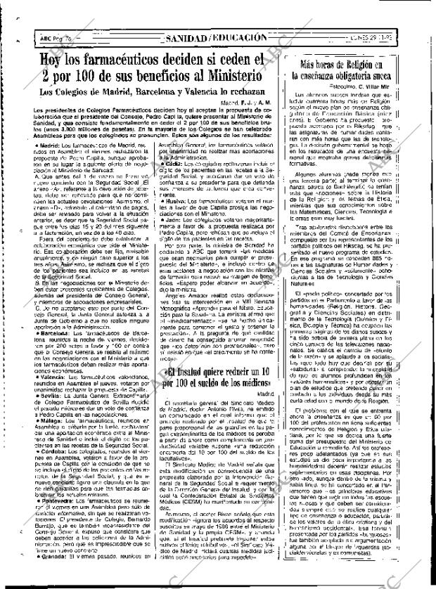 ABC MADRID 29-11-1993 página 76