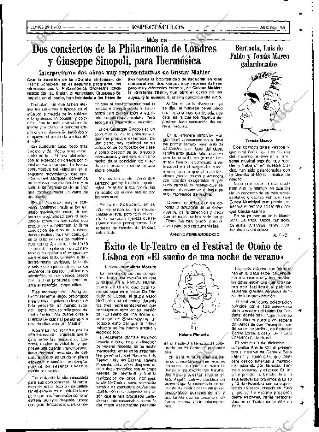 ABC MADRID 29-11-1993 página 93