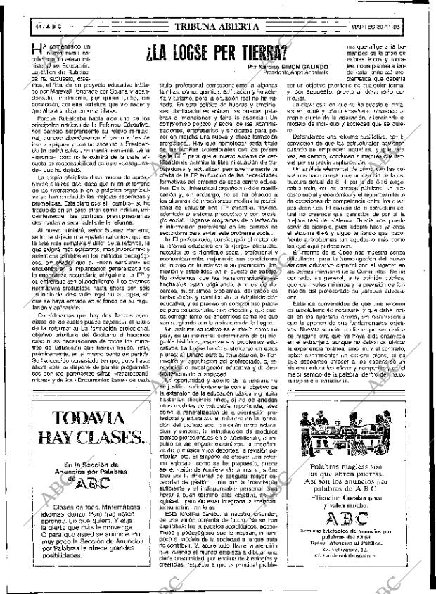 ABC SEVILLA 30-11-1993 página 44