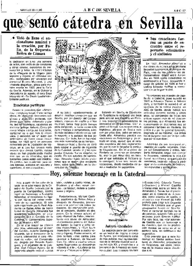 ABC SEVILLA 30-11-1993 página 57