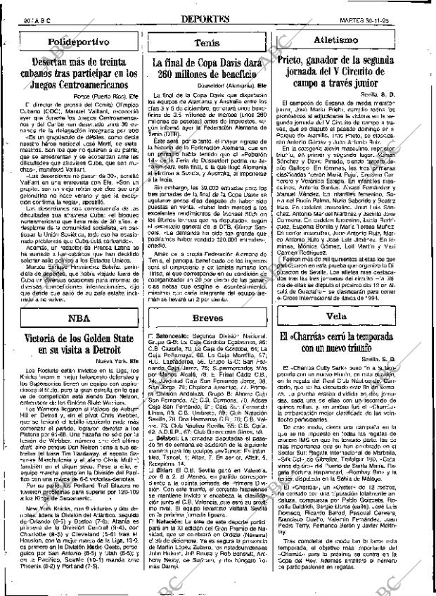 ABC SEVILLA 30-11-1993 página 90