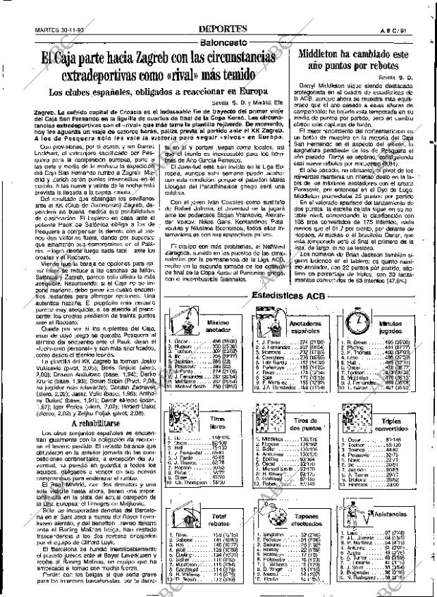 ABC SEVILLA 30-11-1993 página 91