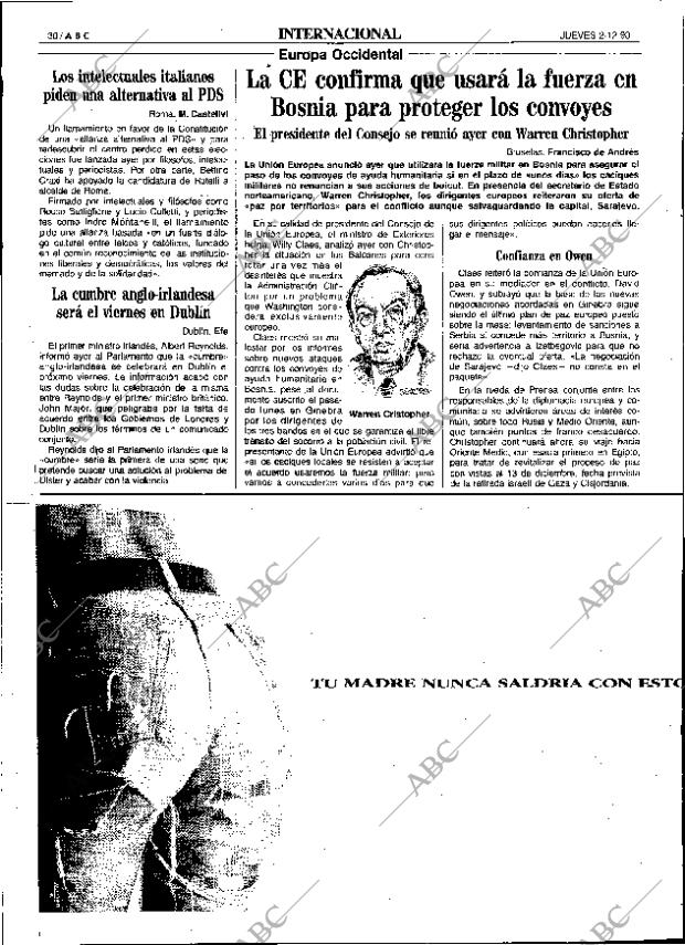 ABC SEVILLA 02-12-1993 página 30