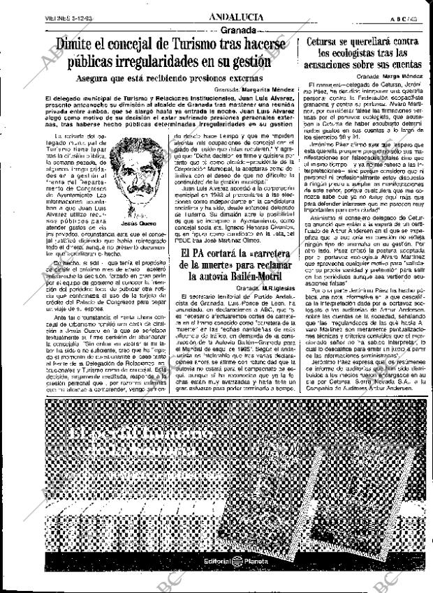 ABC SEVILLA 03-12-1993 página 43
